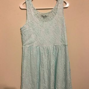 Light blue lace dress